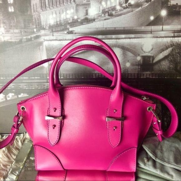 Alexander McQueen Pink Leather Legend Satchel - Picture 6 of 16